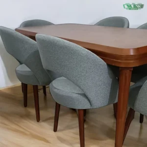 ترابيزة فاخرة لجميع الأغراض مع 6 كراسي