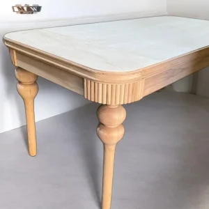 ترابيزة سفرة من خشب الزان